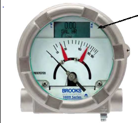 Brooks Instrument MT3809G Display